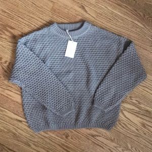 Crewneck pullover sweater